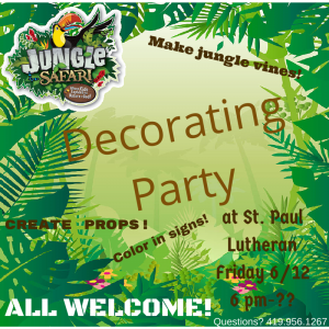 VBS Decorating party