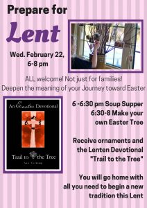 Lent -trail to the tree-