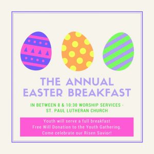 Easter Breakfast 2017