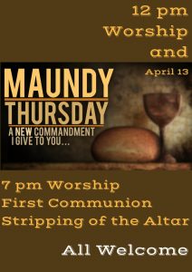 Maundy Thursday