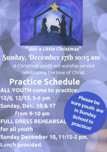 Dec. Program Newsletter and Bulletin