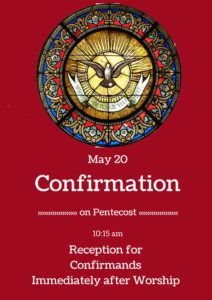 2018 Confirmation Newsletter