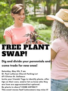 Plant swap with text box