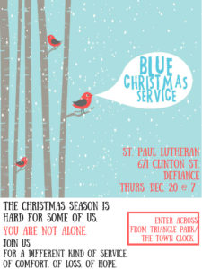 2018 Blue Christmas Service
