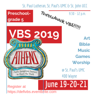 2019 VBS Flyer