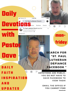 daily devotions with pastor dave