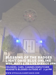 Blessing of the Badges Light ohio blue
