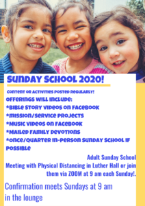2020 Sunday School
