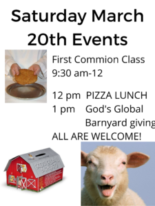 Saturday March 20th Events