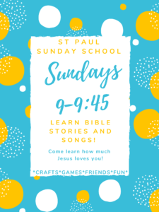 Sunday School On-going