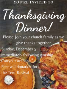 2021 Thanksgiving dinner