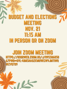 budget and elections meeting
