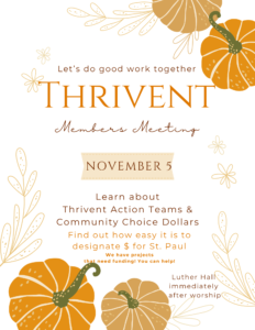 Thrivent Members Meeting