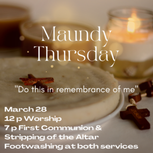 2024 Maundy Thursday