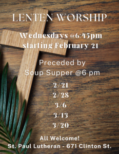 Lenten Worship 2024