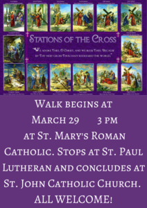 Stations of the Cross Walk