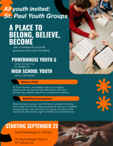 Youth Group Start